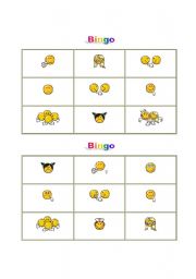 English Worksheet: How are you - BINGO (1/2)