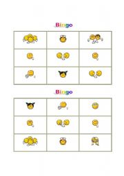 English Worksheet: How are you - BINGO (2/2)