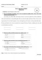 English worksheet: Long 