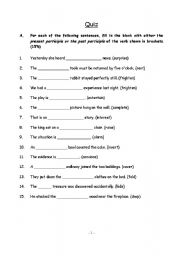 English Worksheet: Grammar Quiz