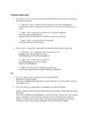 English worksheet: -ING OR INFINITIVE