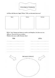 English worksheet: Activities for Disney movie Freaky Friday