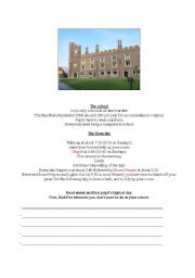 English worksheet: Eton college