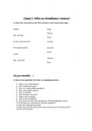 English Worksheet: The Curse of The Mummy