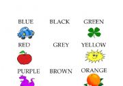English Worksheet: Colors 