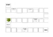 English worksheet: Food Board Game