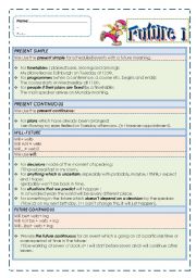 English Worksheet: Future