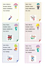 Countries &Nationalities - ID cards and registration cards (7/7) last one