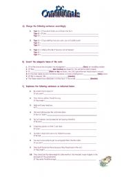 English worksheet: Conditionals