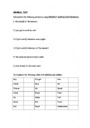 English Worksheet: ENGLISH GRAMMAR FOR BEGINNERS