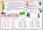 English Worksheet: To Be