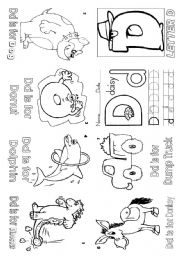 English Worksheet: Making minibook.