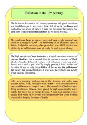 Pollution in the 19th century - facts/information