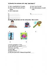 English worksheet: worksheet