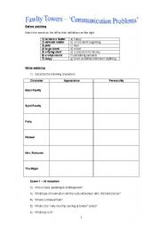 English Worksheet: Fawlty Towers - 