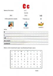 English worksheet: Alphabet Activity 