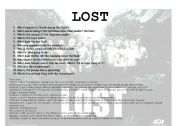 English worksheet: lost 102