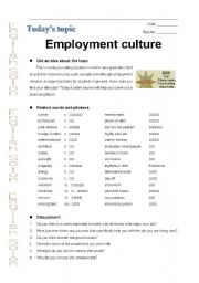 Employment culture