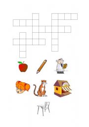 English worksheet: Crossword