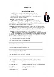 English worksheet: English Test