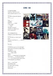 English Worksheet: ONE-U2