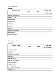 English worksheet: Can and Have to