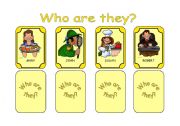 English Worksheet: WHO ARE THEY? 3/3