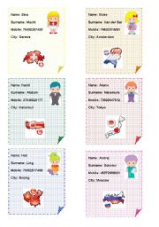 Countries &Nationalities - ID cards and registration cards (3/7)