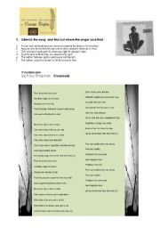 English Worksheet: Freedom now - listening and reading ws + key