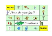English Worksheet: Super Fun Board Game!!!Emotions/ Feelings 
