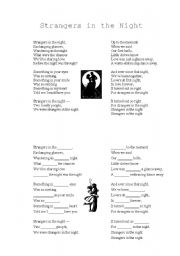 English Worksheet: Strangers in the Night