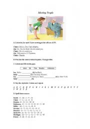 English Worksheet: Alphabet and Spelling