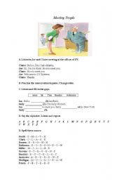 English worksheet: Alphabet and Spelling