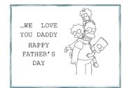 English Worksheet: HAPPY FATHERS DAY