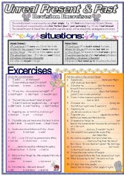 English Worksheet: Unreal Present & Unreal Past: Revision Exercises