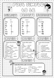 English Worksheet: Past Simple-To be (feelings) b&w version