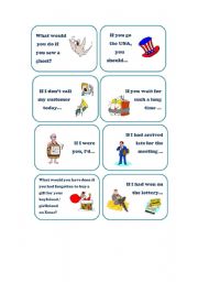English Worksheet: Conditionals 2 Flashcards