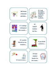 English Worksheet: Conditionals 1 Flashcards