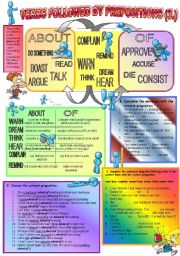 Verbs followed by prepositions (3.)