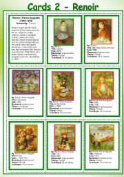 Cards 2 - Renoir (part 1)