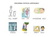 English worksheet: physical appereance and personality