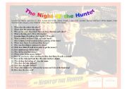 English Worksheet: The Night of the Hunter