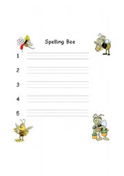 Spelling Bee, Test, Multi-use Spelling Activity (Extensive, Graded Word Lists Included).