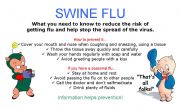 English Worksheet: Swine Flu Poster