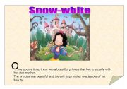 English Worksheet: Snowwhite the Reading Part 1
