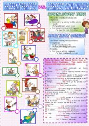 English Worksheet: Present perfect vs. Present Perfect Continuous