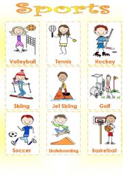 English Worksheet: SPORTS - SET 1