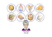 English Worksheet: The Old Lady Swallowed a Pie