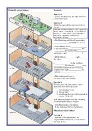 Giving Directions Indoors - Departments - Students WS