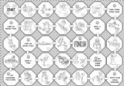 English Worksheet: BOARD GAME 